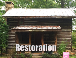 Historic Log Cabin Restoration  Fountain Run, Kentucky